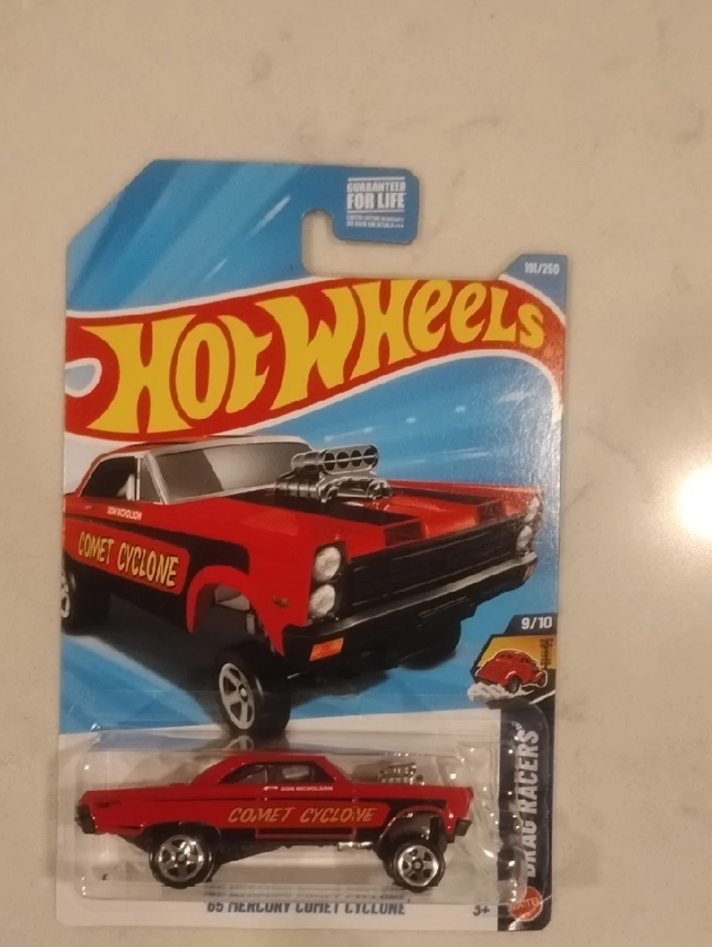 Mattel Hot Wheels Red Comet Cyclone Die-Cast Car